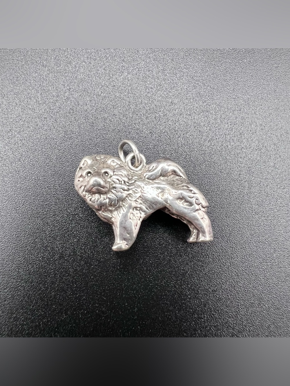 Sterling Silver Chow Chow Dog Charm